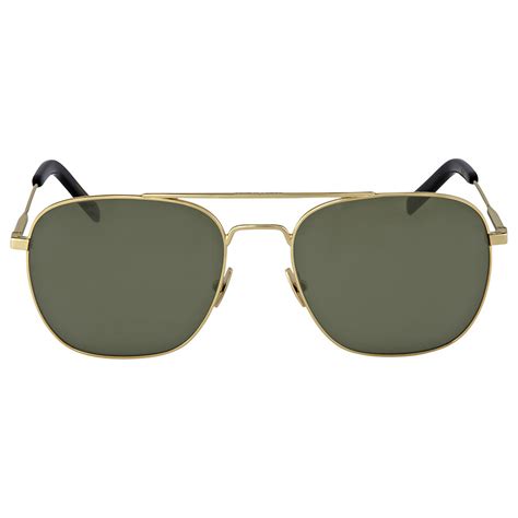 ysl gold aviators|yves saint laurent aviator sunglasses.